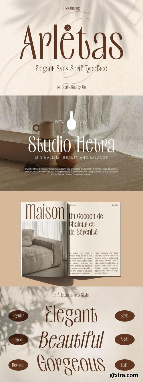 Arletas - Condensed Font