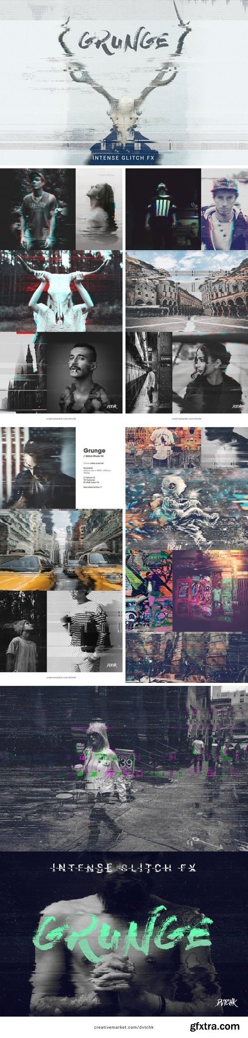 CM - Grunge | Glitch Photo FX 933453