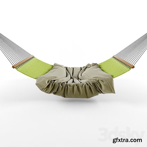 3dsky Pro - Hammock with wood railings
