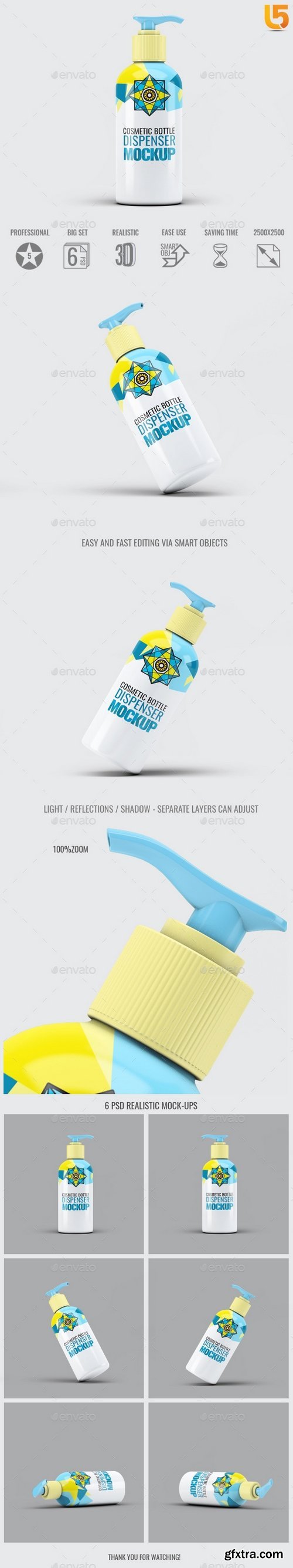 Graphicriver - Cosmetic Bottle Dispenser Mock-Up V.4 20590295