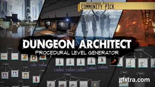 Fab - Dungeon Architect (UE) v5ю5