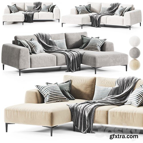 3dsky Pro - Corner sofa Cloud