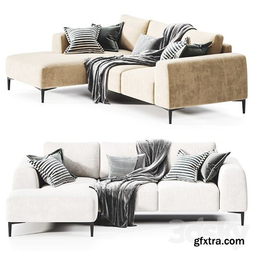 3dsky Pro - Corner sofa Cloud
