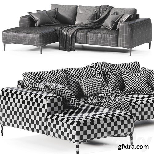 3dsky Pro - Corner sofa Cloud