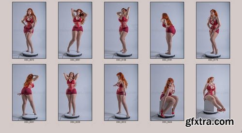 Artstation - Curvy Diva 1800+ Plus Size Female Figure Reference Images