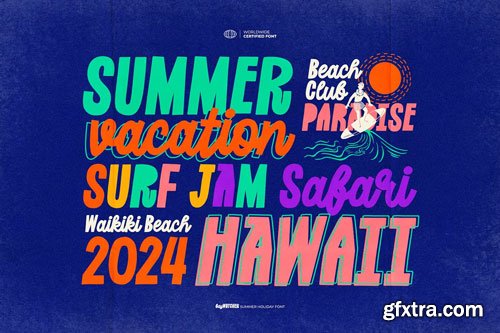 CreativeMarket - Bay Watcher - Summer Holiday Font