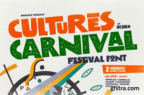 CreativeMarket - Cultures Carnival - Festival Font