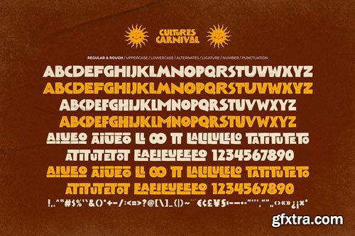 CreativeMarket - Cultures Carnival - Festival Font