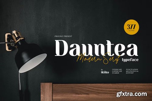 CreativeMarket - Dauntea - Modern Serif Typeface