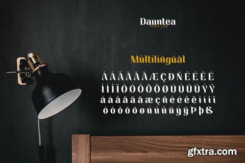 CreativeMarket - Dauntea - Modern Serif Typeface