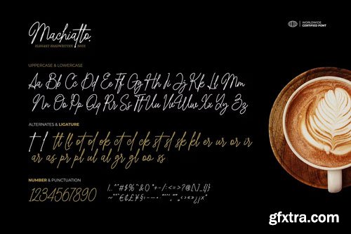 CreativeMarket - Machiatto - Elegant Handwritten Note