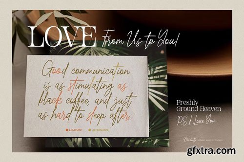 CreativeMarket - Machiatto - Elegant Handwritten Note