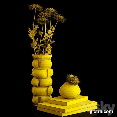 3dsky Pro - Green Spider Mom Asters Set