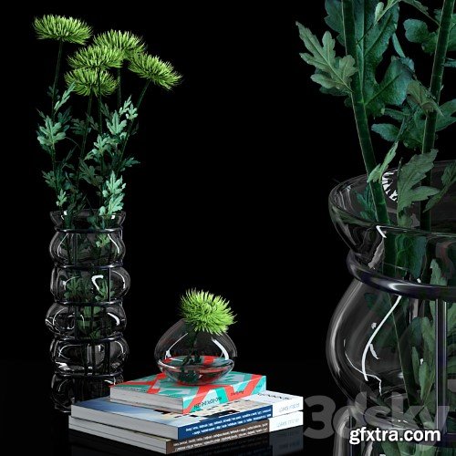 3dsky Pro - Green Spider Mom Asters Set