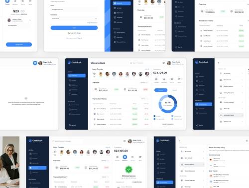 'CashRush - Fintech Dashboard UI Kit'