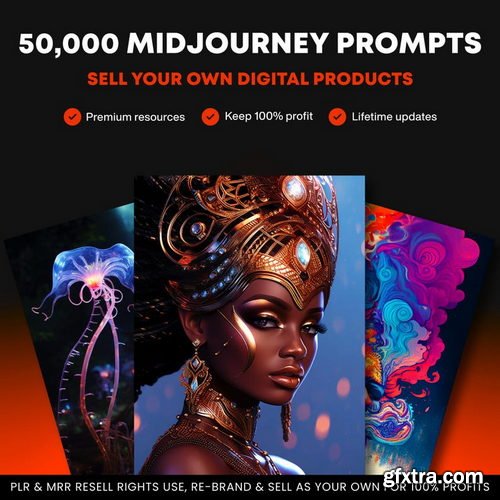 50.000 Premium Midjourney Prompts Bundle