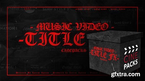 CinePacks - Music Video Title FX