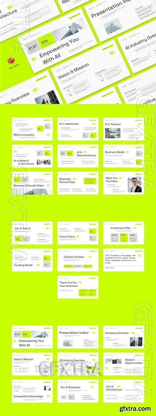 White Green Modern AI Company Profile | 004 3W5QEFH White Green Modern AI Company Profile | 004 3W5QEFH