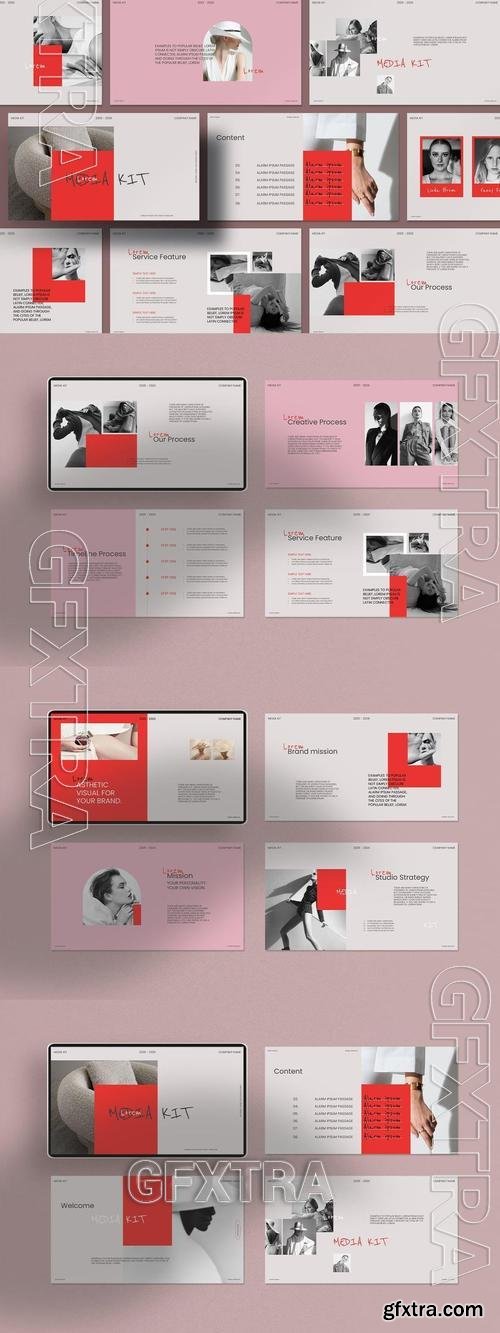 Media Kit Presentation Template KH82N79