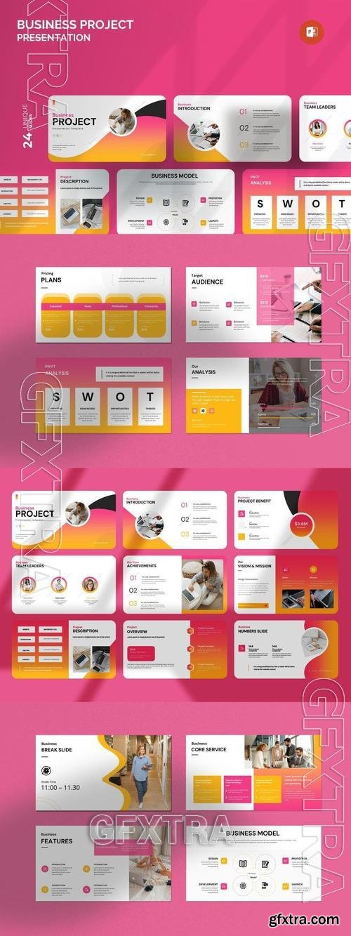 Business Project Presentation Template C6AJK33