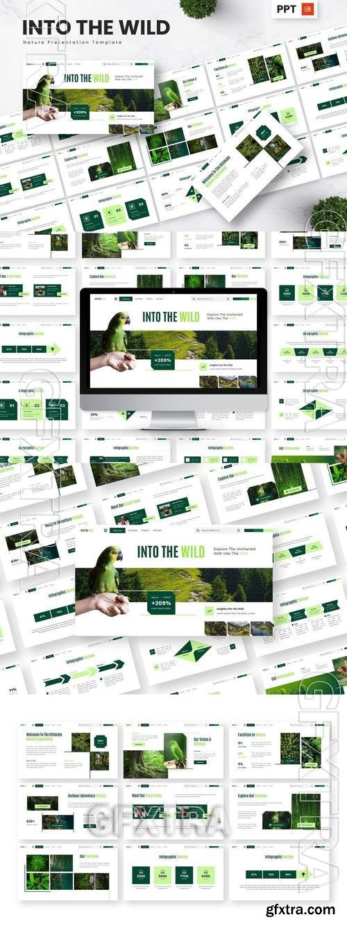 Into The Wild - Nature Powerpoint Templates EW8AVPF