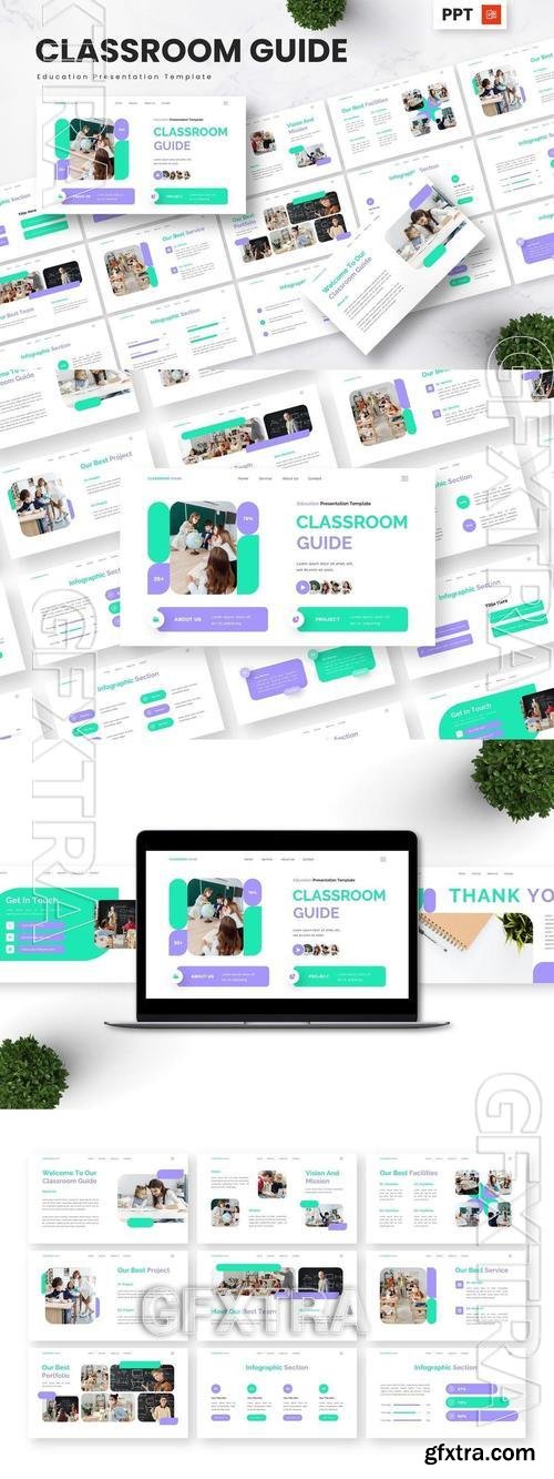 Classroom Guide - Education Powerpoint Templates YA8CV43