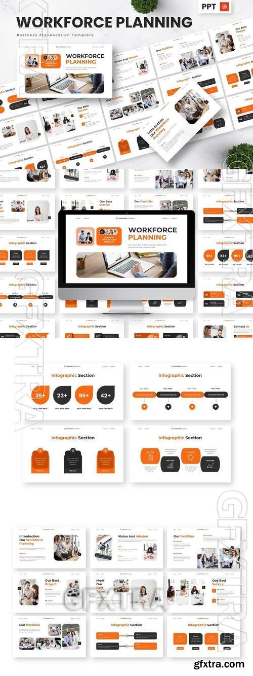 Workforce Planning - Business Powerpoint Templates Z2B26R6