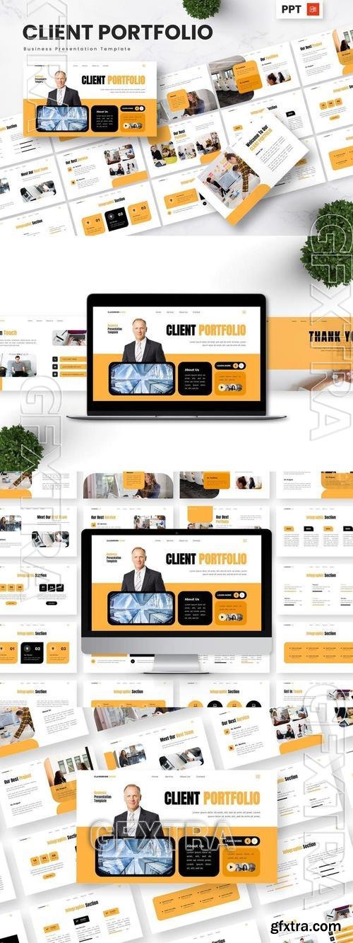 Client Portfolio - Business Powerpoint Templates BY5APCW