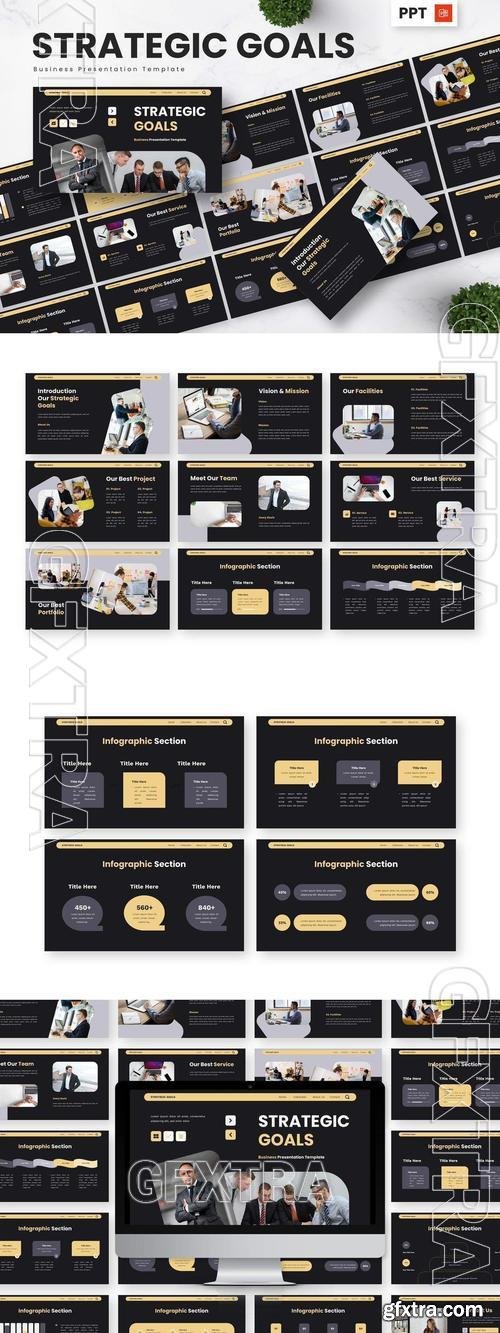 Strategic Goals - Business Powerpoint Templates MZB9GMX
