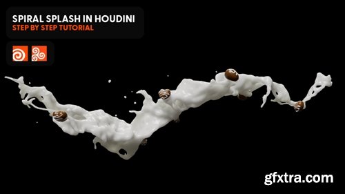 Cgside - Spiral Splash Tutorial in Houdini