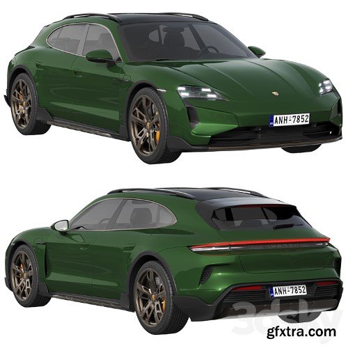 3dsky Pro - Porsche Taycan Turbo Cross Turismo 2024