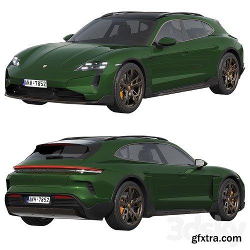 3dsky Pro - Porsche Taycan Turbo Cross Turismo 2024