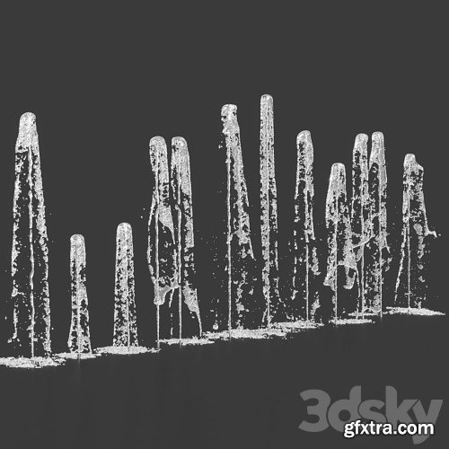 3dsky Pro - Fountain water jets 2