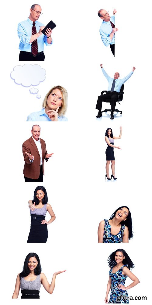 People on White Background 40xJPG