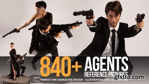 Artstation - 840+ Agents Reference Pictures