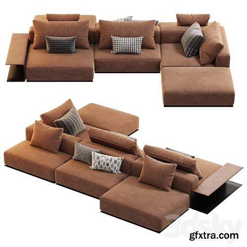 3dsky Pro - Poliform West Side Sofa