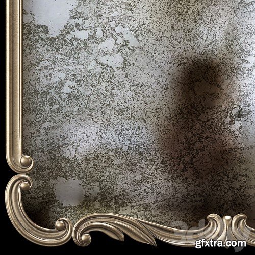 3dsky Pro - Westwing Collection Espejo de pared barroco Francesca