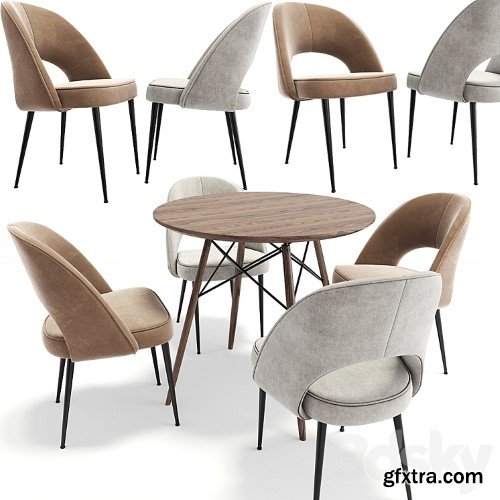 3dsky Pro - Dining Chair Set 08