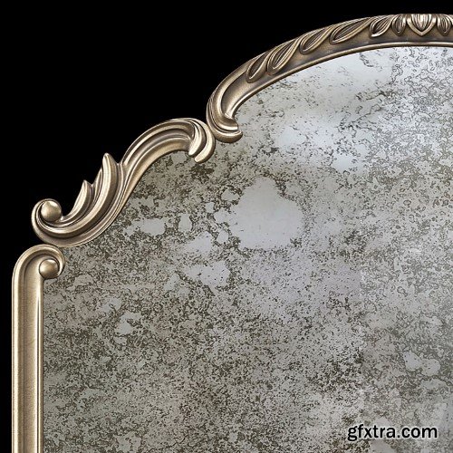 3dsky Pro - Westwing Collection Espejo de pared barroco Francesca