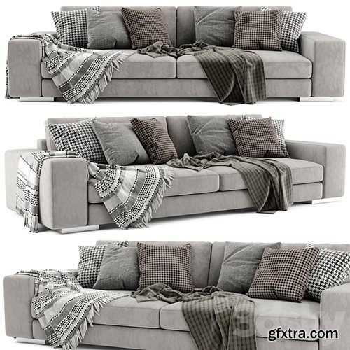 3dsky Pro - Verzelloni Holden 2 Seats Sofa