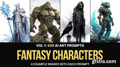 435 Midjourney Prompts for Fantasy Characters