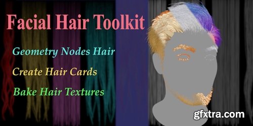 Blender Market - Facial Hair Toolkit for Blender Add-on v2.0.5 Blender Market - Facial Hair Toolkit for Blender Add-on v2.0.5