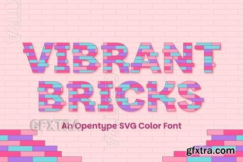 Vibrant Bricks font