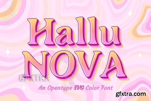 Hallu Nova font