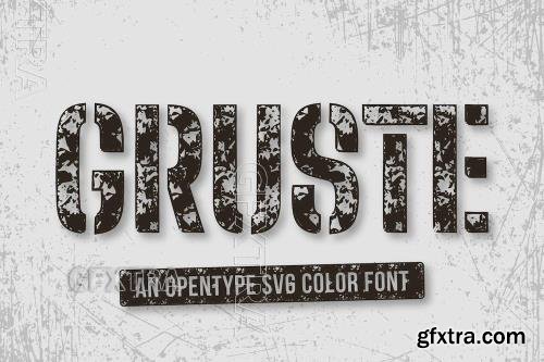 Gruste font
