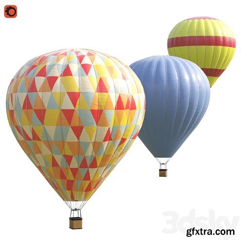 3dsky Pro - Hot air balloon / balloon