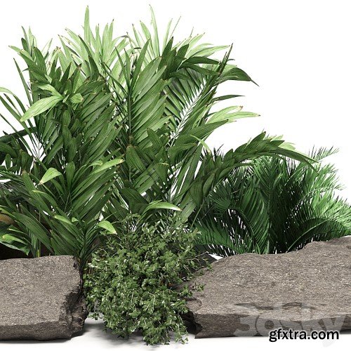 3dsky Pro - Stone + Bush Pack 14