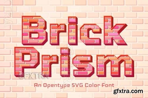 Brick Prism font Brick Prism font