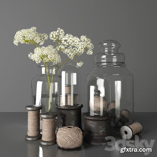 3dsky Pro - Vintage decorative set # 10