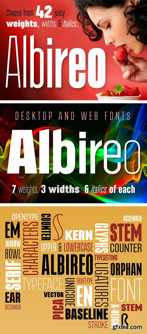 Myfonts - Albireo Font Family